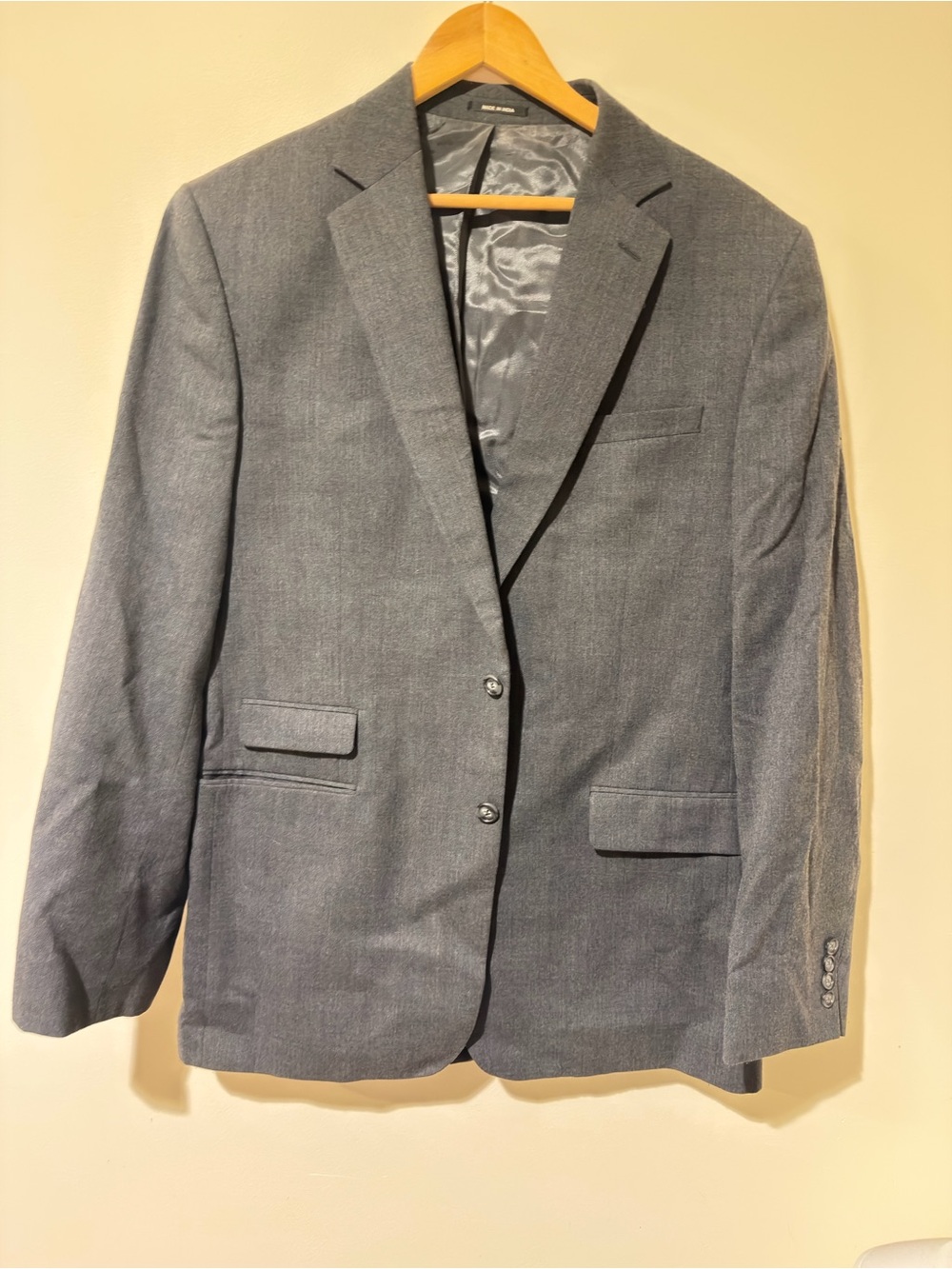 Claiborne Men's Gray Two-Button Sport Coat